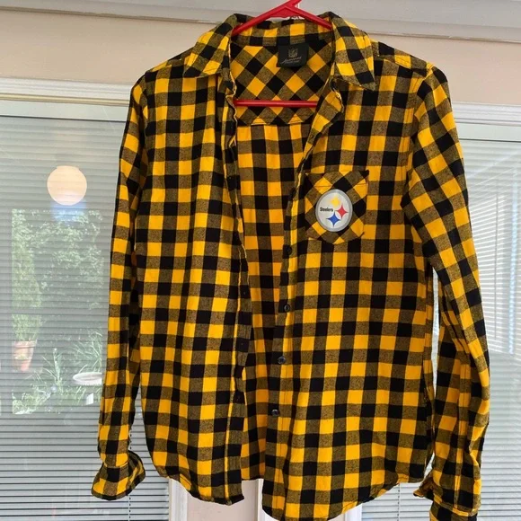 Steelers hot sale flannel shirt